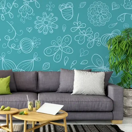 Floral1 SDF21 - Wallmood wallpaper