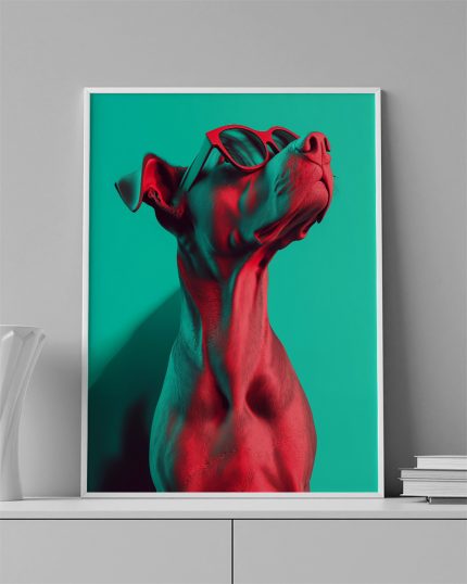 Red Boxer - Wallmood wallpaper