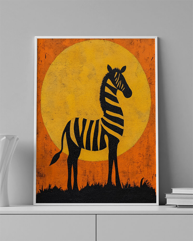 ANIMAL-0081-MOCKUP Safari Zebra - Image 1