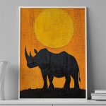 Sunset Rhino