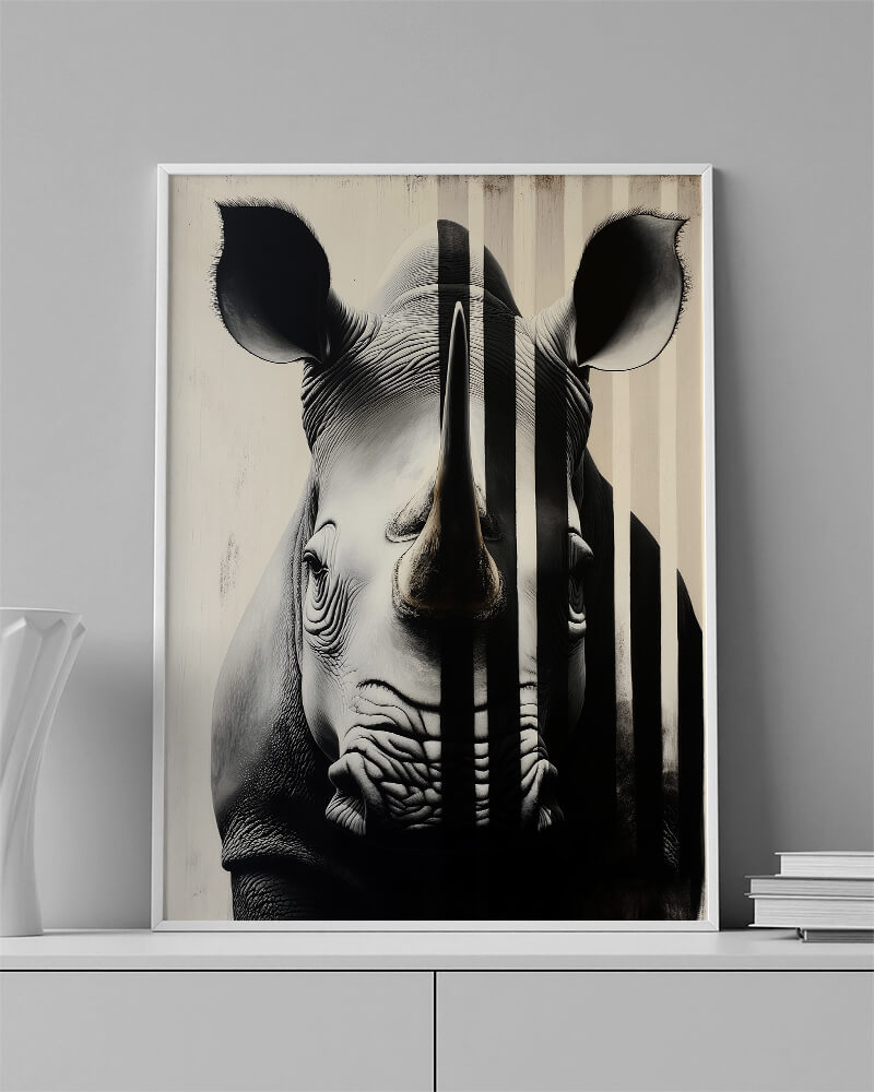 ANIMAL-0116-MOCKUP Monochrome Majesty - Image 1