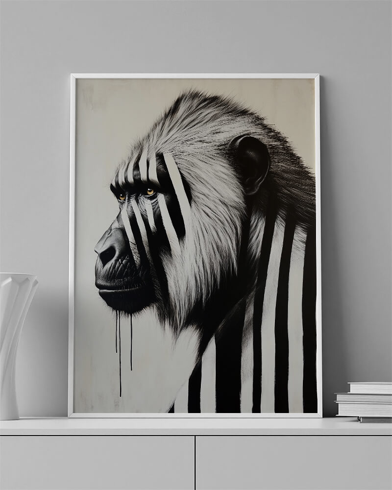 ANIMAL-0118-MOCKUP Striped Strength - Image 1