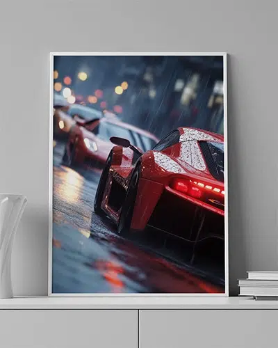 Red Motion - Wallmood wallpaper