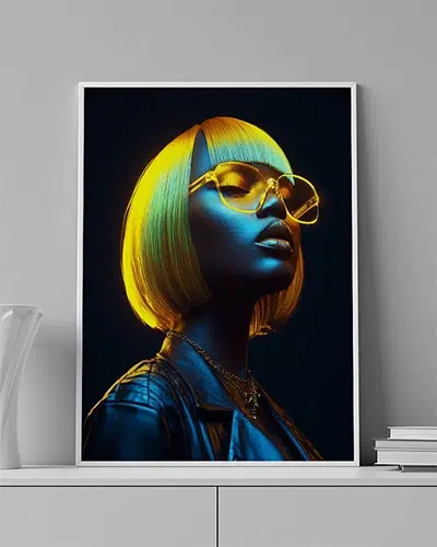 CLOSE-0013-MOCKUP Neon Gaze - Image 1