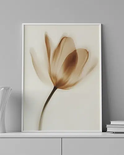 FLOWER-0058-MOCKUP Golden Stillness - Image 1