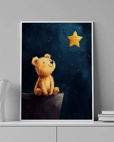KID-0013-MOCKUP Dreaming Cub - Image 1