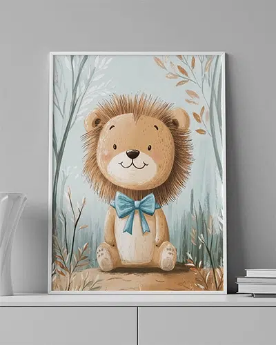 KID-0042-MOCKUP Golden Mane - Image 1