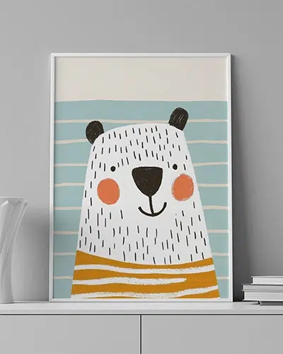 Forest Bear - Wallmood wallpaper