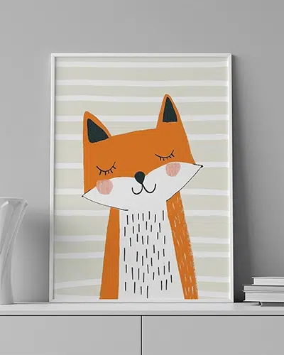 KID-0080-MOCKUP Orange Fox - Image 1