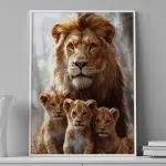 Proud Lion Family