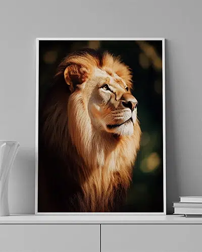 LION-0062-MOCKUP Regal Glow - Image 1
