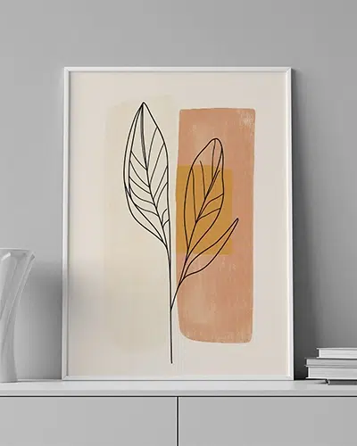 NATURE-ABSTRACT-0038-MOCKUP Linear Leaf - Image 1