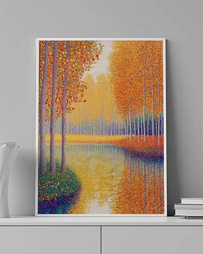 PONTILHISMO-0024-MOCKUP-1 Golden Reflections - Image 1