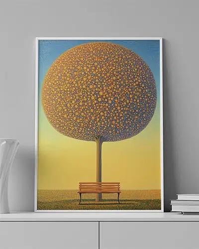PONTILHISMO-0041-MOCKUP Golden Serenity - Image 1